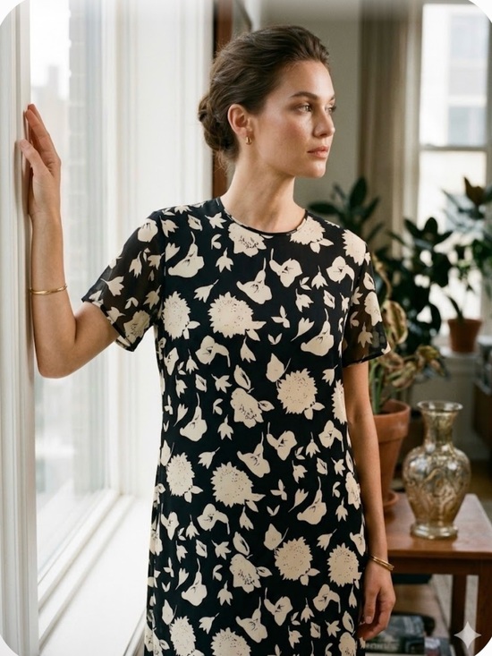 Galinda Dresses & Skirts - Galinda 100% Pure Silk Vintage Dress